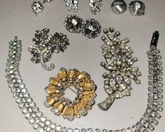 Large selection of costume jewelry
