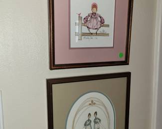 P Buckley Moss signed prints