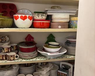 Seasonal bowls,  mugs, Plates of all finishes and material