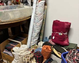 Quality fabric of all kinds and sizes.