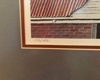 Dana Forrester Number and signed print - Art Teacher at Fort Osage