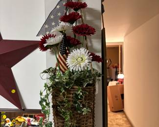 Great Wall Floral - red white and blue