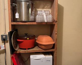 Stock Pot, Slow Cooker, Terracotta covered roaster, bread machine