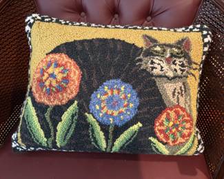 You will find a multitude of wonderful charming pillows for all occassions, eras and subjects throughout the house