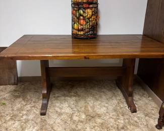 Beautiful pine Trestle table