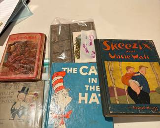German Novel translated into German, "The Cat in the Hat" Dr. Seuss, Skeezix about Uncle Watt"