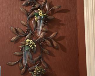 Look at this stunning wall vase.  One vase at top is missing