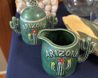 Arizona Cream and Pitcher Set
