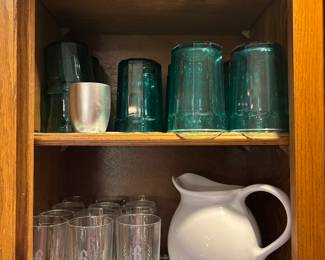 Glasses and Pitcher