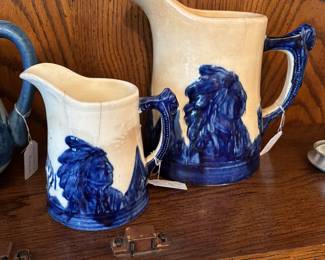 Sleepy Eye Pitchers "as found"