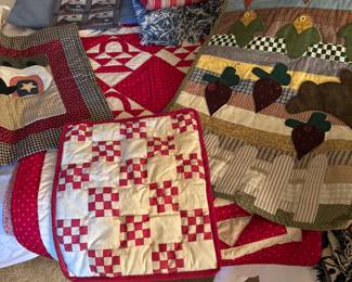 Beautiful lap quilts and blocks