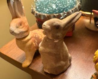 Bunnies heads remove for candy storage