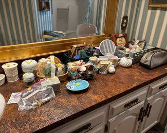 Vanity boxes, soaps, trays, tooth brush holders etc.