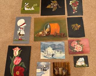 Beautiful miniature paintings by seller.