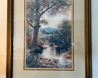 Framed print "Autumn Reflections" by Jim Gray