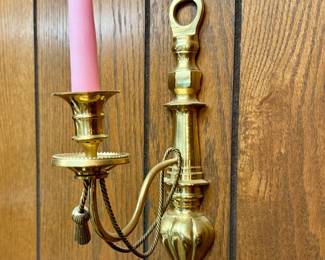 Brass candle holder (1 of 2)