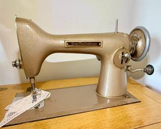 Free-Westinghouse sewing machine in cabinet