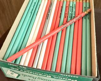 Vintage campaign pencils