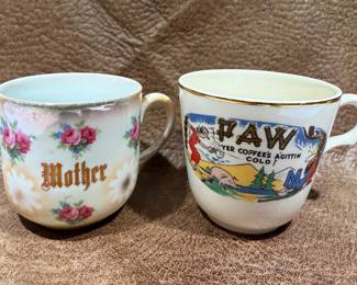 Vintage mugs