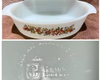 Anchor Hocking "Harvest Vegetable" baking dishes