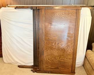 Vintage tiger oak full size bed