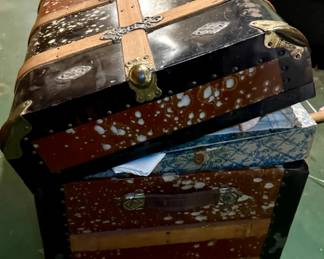 Vintage steamer trunk