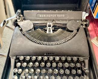 Antique Remington Rand typewriter