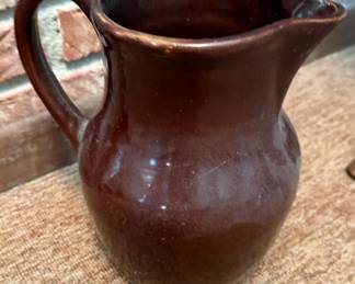Vintage clay pitcher