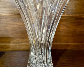 Mikasa "Flores" crystal vase