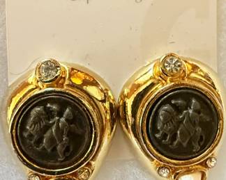Etienne Aigner clip-on earrings