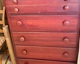 Cherry wood color dresser