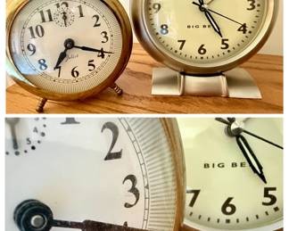 Juliet and Big Ben alarm clocks