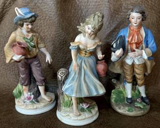 Vintage Japanese porcelain figurines