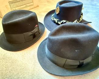Vintage men's hats