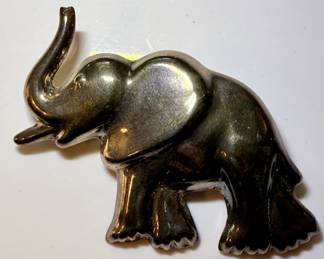 Sterling silver pin pendant