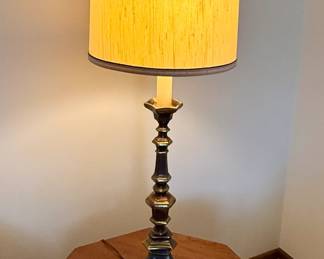 Brass table lamp