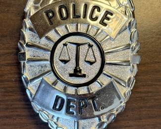 Life Symbols Police Dept. casket medallion 