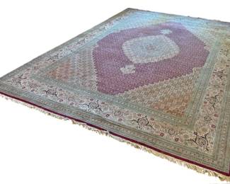 Genuine Persian Mahi Tabriz Area Rug