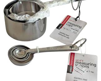 NEW Stainless Steel Measuring Cups