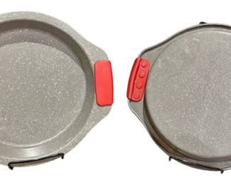 2 Silicone Handled Cake Pans