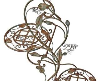 3 Tiered Wrought Iron Vine Plant Stand