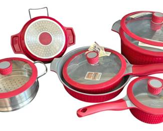 NEW Lenox Diamond Cast Cookware Set