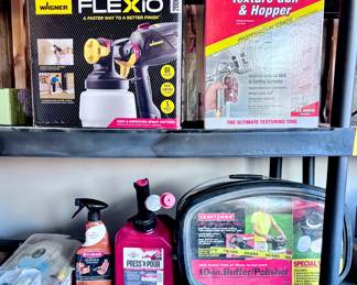 Tools, Paint Sprayer, Buffer, Texture Gun
