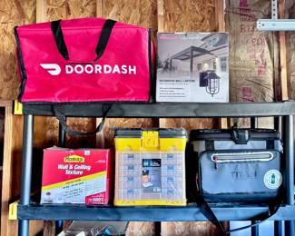 Coolers, Catering Cases, Tackle Box, Light Fixture