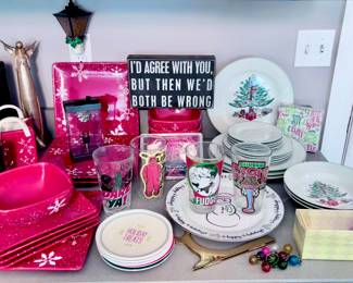 Christmas Dishes and Decor