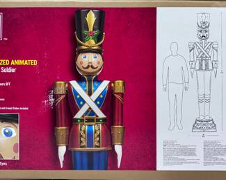 8ft Giant Sized Animated LED Toy Soldier