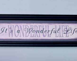 It’s a Wonderful Life Sign