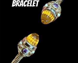 14K Gold Cuff Bracelet Gold Jewelry