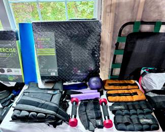 Weights, Dumbbells, Fitness Mats Etc.