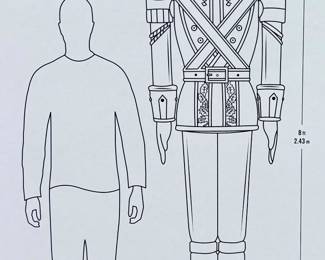 8ft Giant Sized Animated LED Toy Soldier